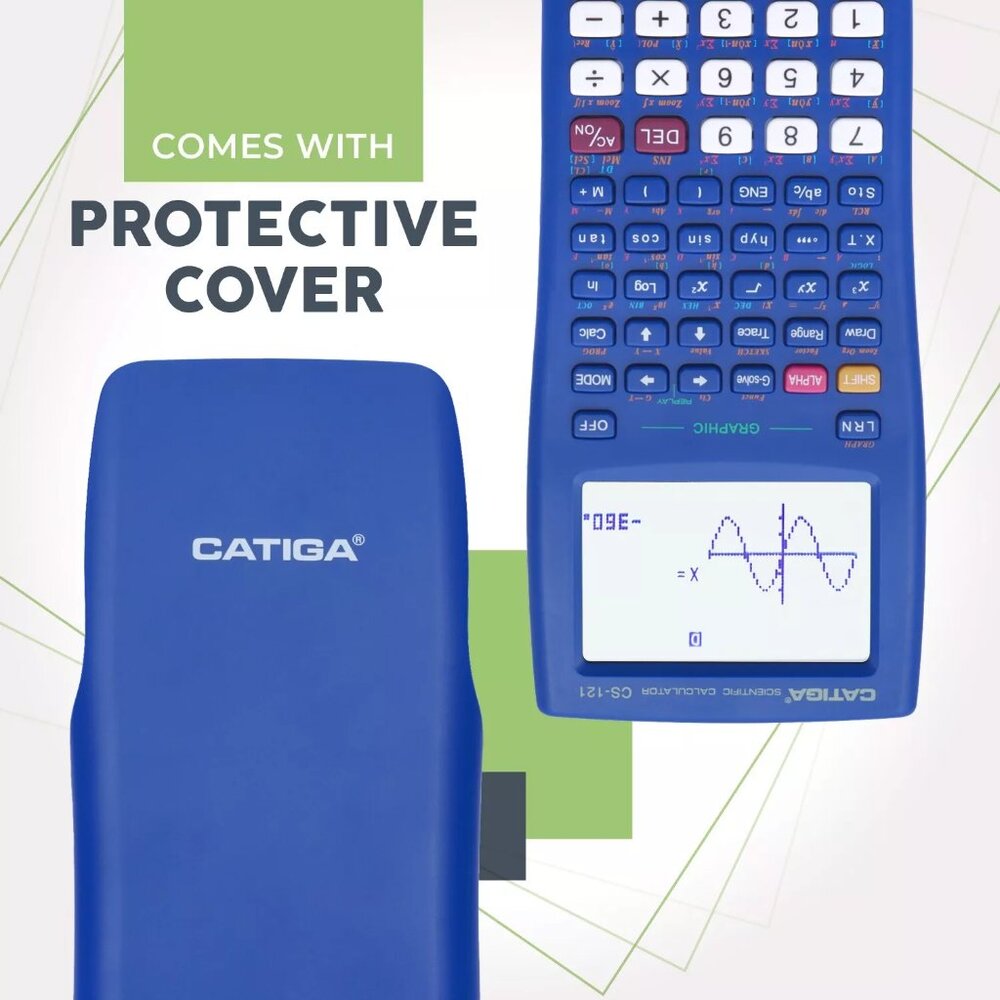 **NEW**  CATIGA Scientific Calculator With Graphic Functions - Blue CS-121 - Picture 7 of 7
